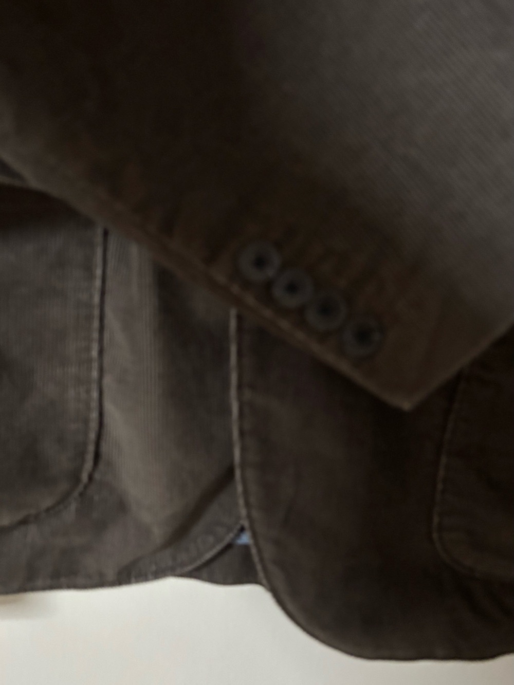 Men's Brown Corduroy blazer with a relaxed fit - Picture 3 of 6